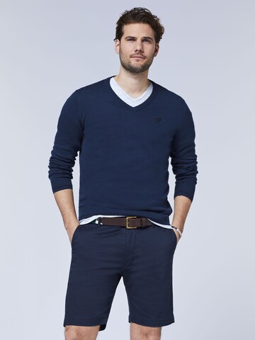 Polo Sylt Pullover in Blau: Vorderseite