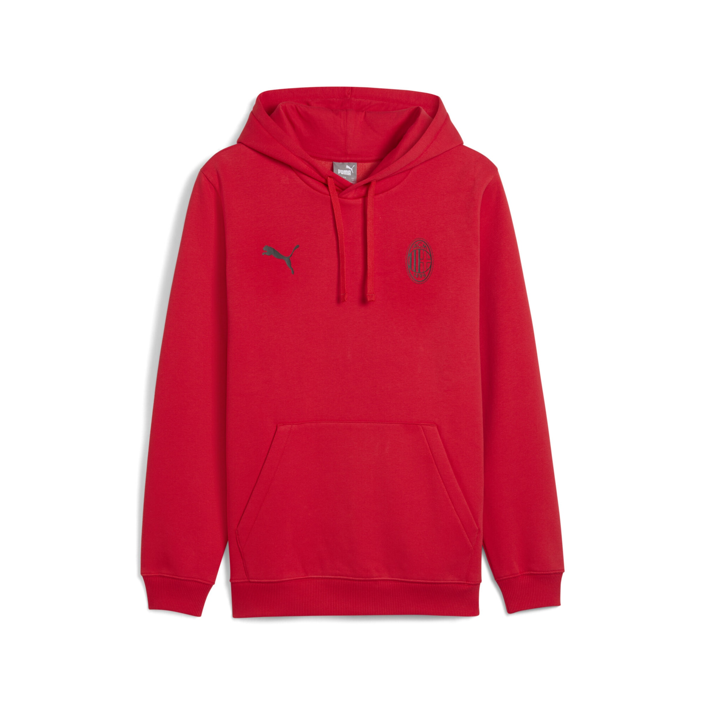 PUMA Sports sweatshirt 'AC Milan FtblEssentials' in Red: front