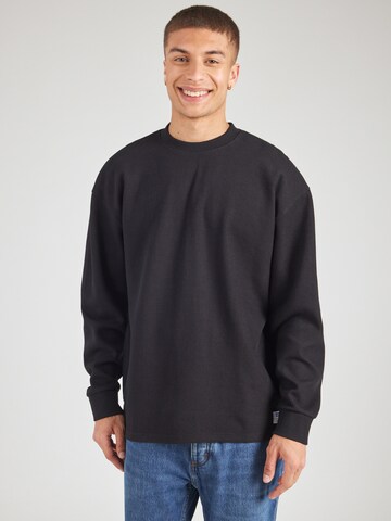 HUGO Sweatshirt 'Nuwolo' in Black: front