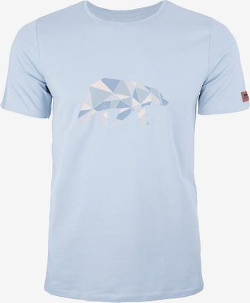 FORSBERG Shirt 'Espenson T-Shirt mit Brustlogo' in Blue: front