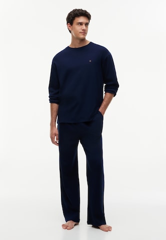 Tommy Hilfiger Underwear Pitkä pyjama värissä sininen: etupuoli
