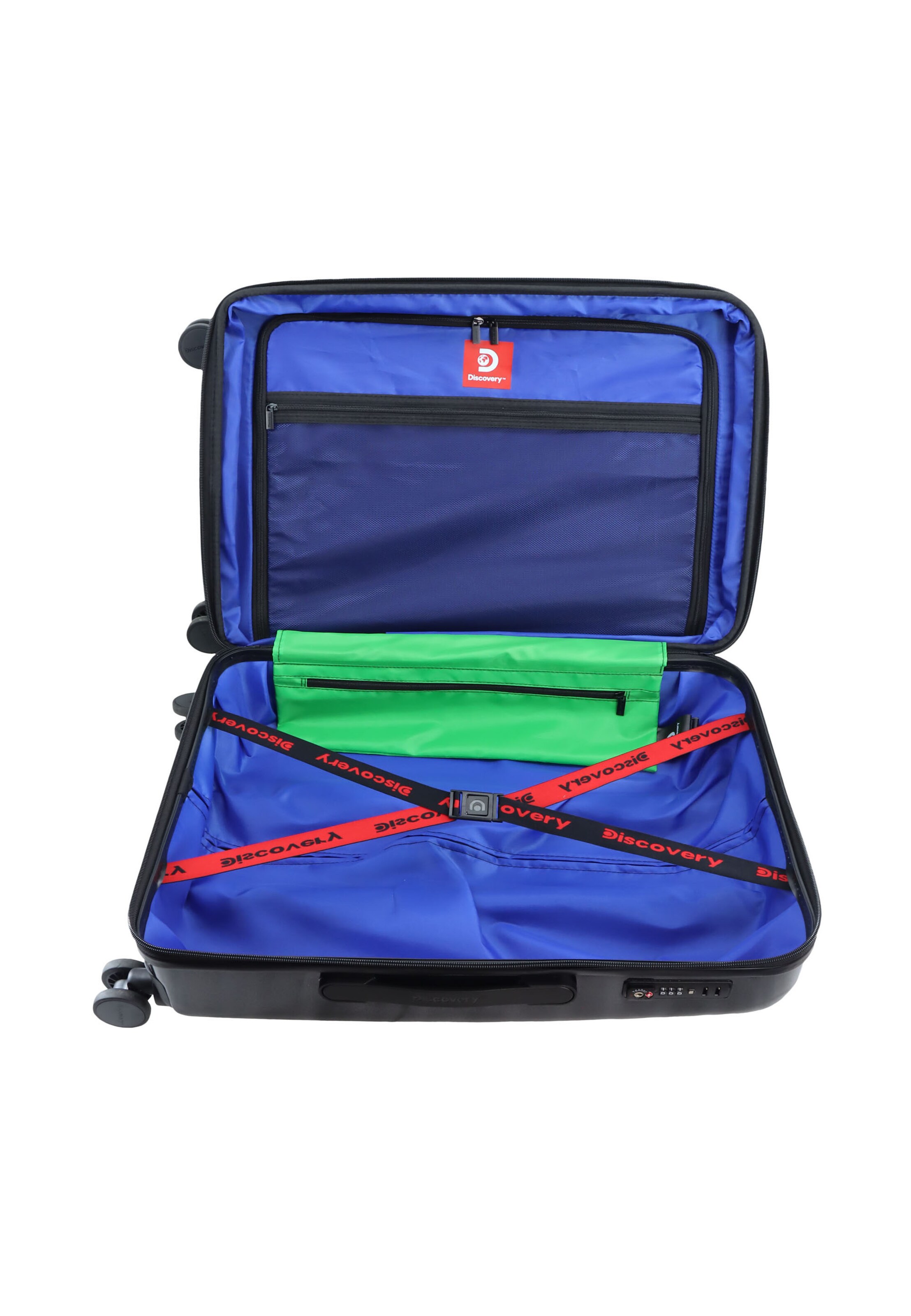 Discovery Suitcase 'STENCIL' in Black