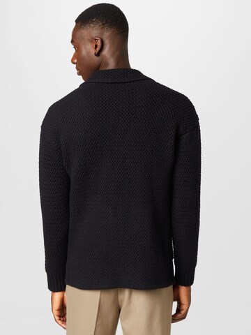 DRYKORN Knit Cardigan 'PEDRO' in Black