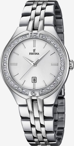 FESTINA Analoguhr 'Festina - Date watch MADEMOISELLE - Quartz watch movement - Watch case width: 32.5 mm' in Silber: Vorderseite