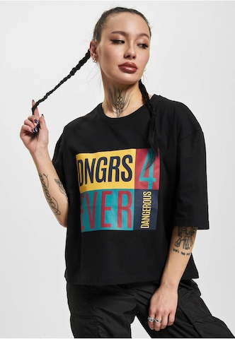T-shirt Dangerous DNGRS en noir : devant