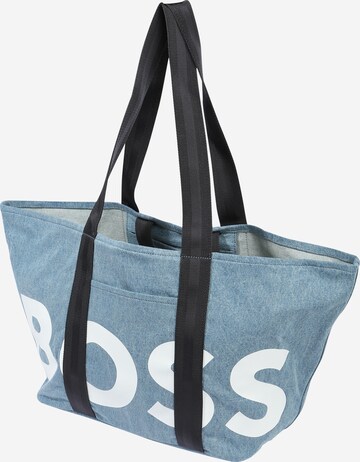 BOSS Black Nakupovalna torba 'Deva' | modra barva: sprednja stran