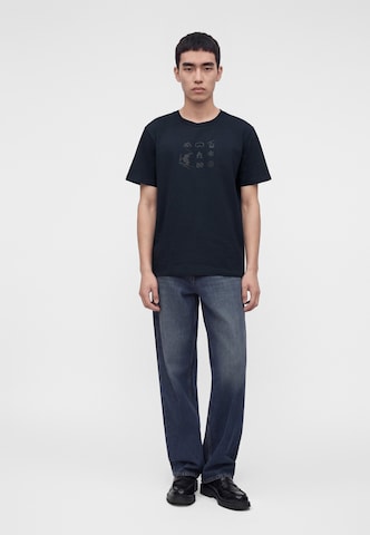 Tricou 'Mick 3' de la Bogner Fire + Ice pe albastru