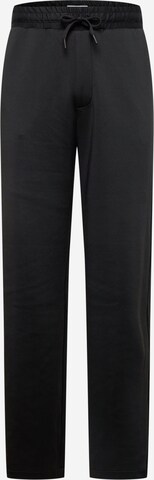 JUST JUNKIES - Loosefit Pantalón 'Main Tux' en negro: frente