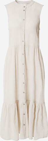 Robe-chemise 'Vivian' Kaffe en beige : devant