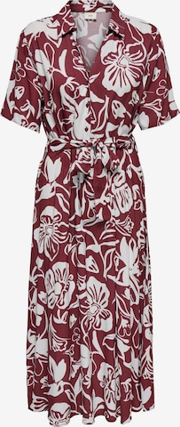 JDY Shirt Dress 'JDYStar' in Red: front