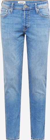 Coupe slim Jean 'Glenn' JACK & JONES en bleu : devant