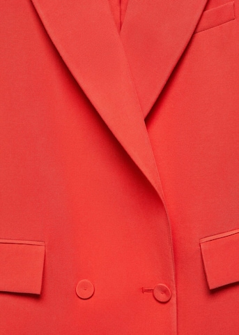 Blazer 'Tempo' MANGO en rouge