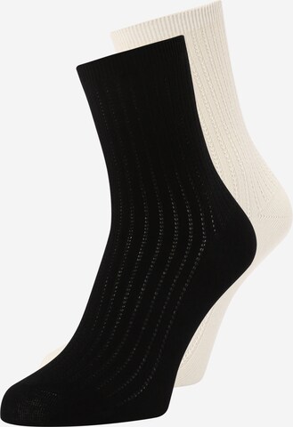 BeckSöndergaard Regular Socks in Black: front