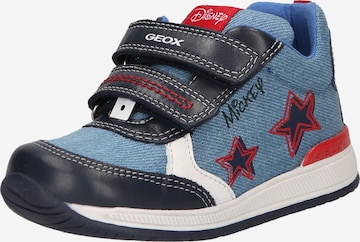 GEOX First-Step Shoes 'RISHON' in Blue: front