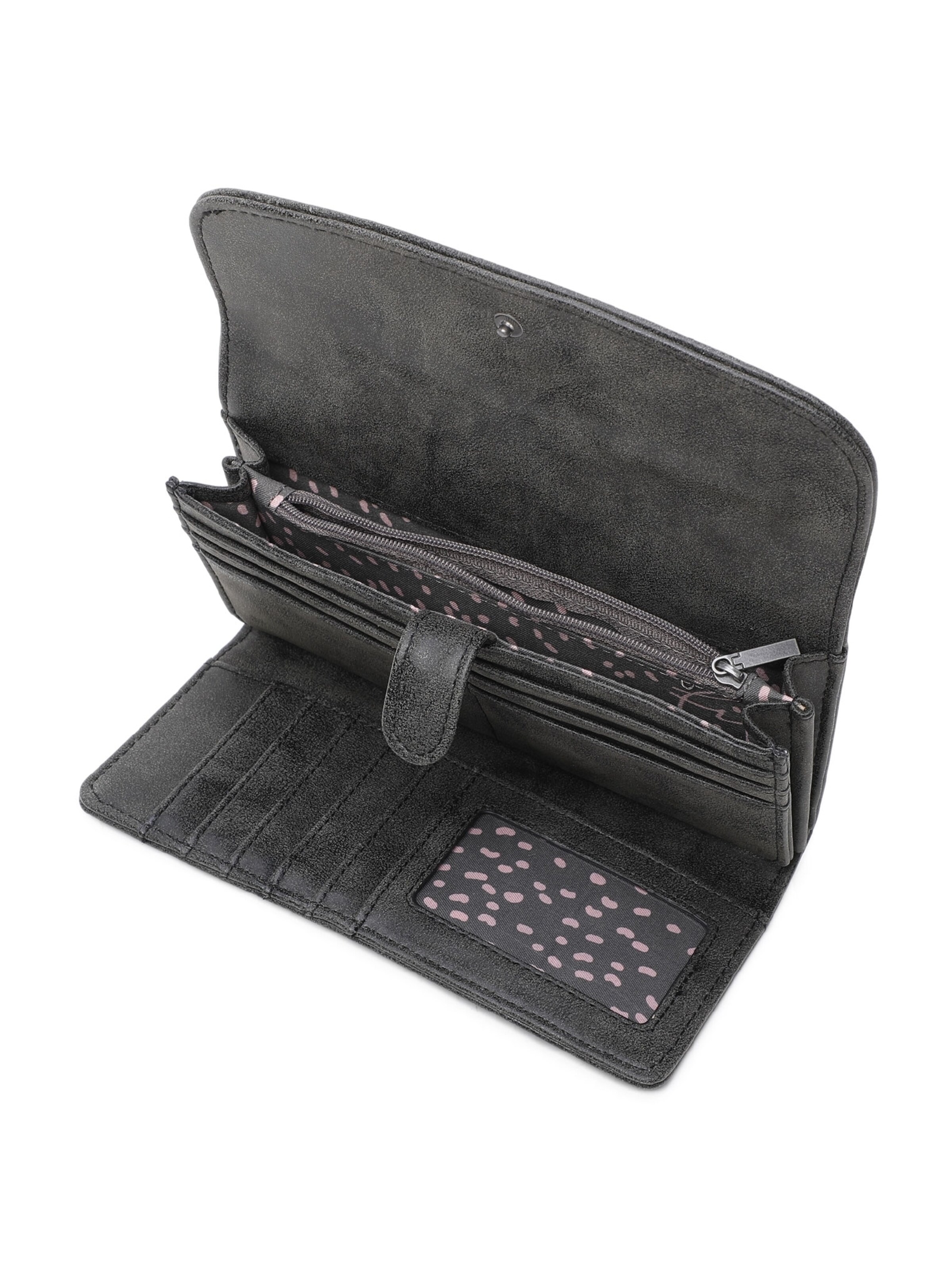 Portamonete 'Heide' di Fritzi aus Preußen in nero