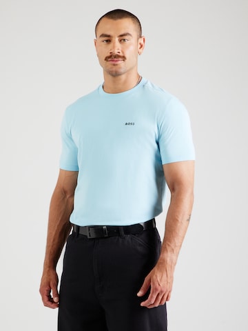 T-Shirt BOSS en bleu : devant