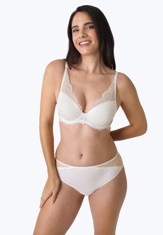 Soutien-gorge sassa en beige : devant