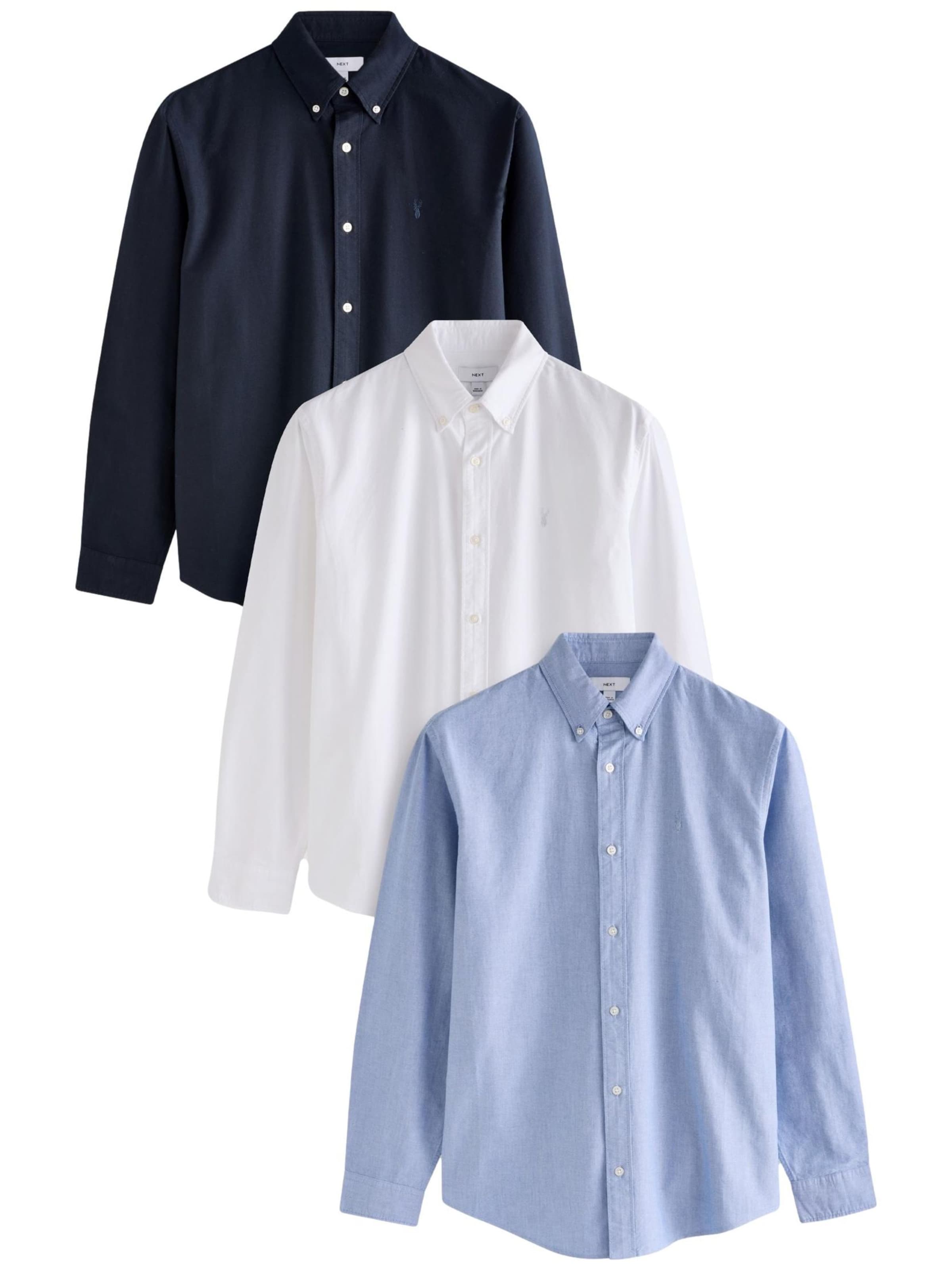 Next Regular Fit Hemd in Blau: Vorderseite