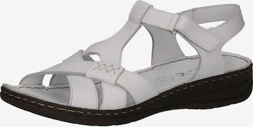 CAPRICE Sandals in White: front