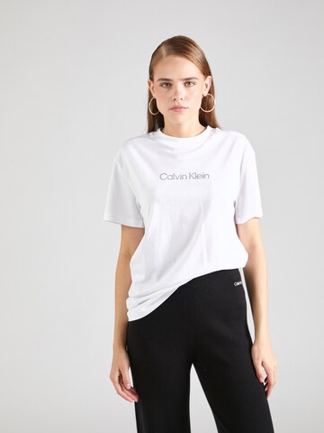 Calvin Klein T-Shirt 'HERO' in Weiß: predná strana