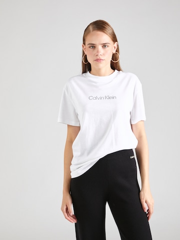 Calvin Klein Koszulka 'HERO' w kolorze biały: przód