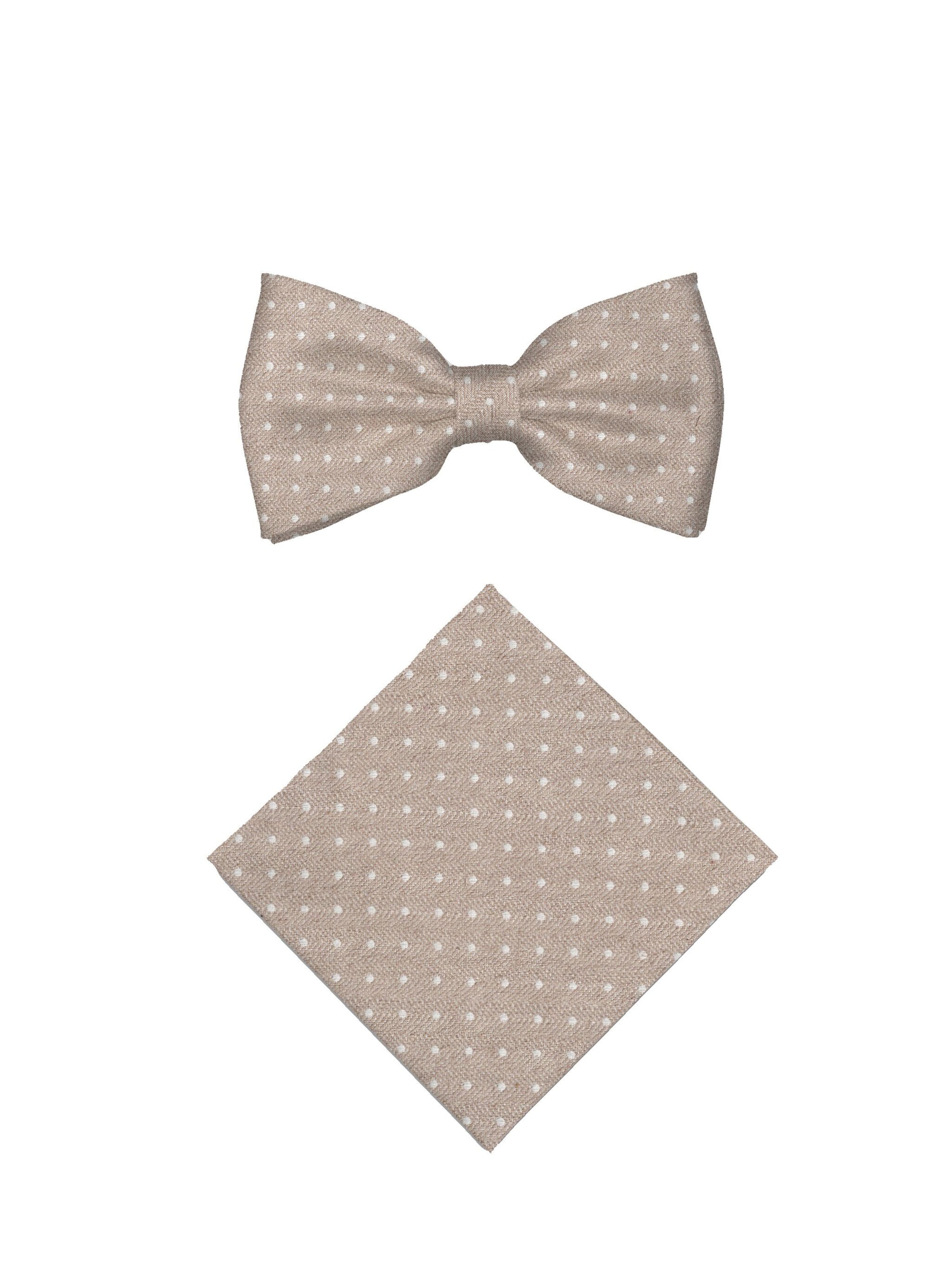 Real Guys Bow Tie in Beige: front