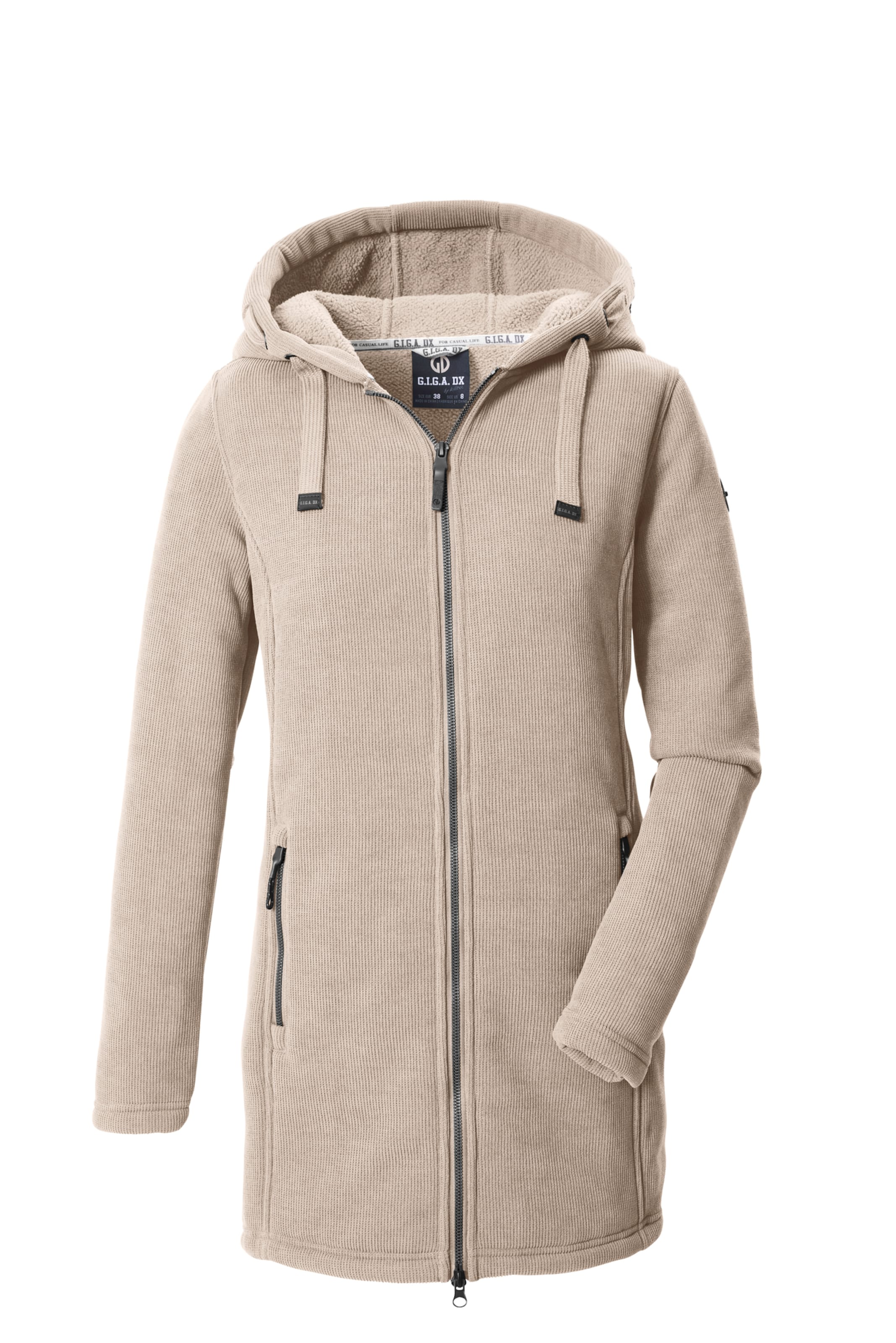 G.I.G.A. DX by killtec Übergangsjacke in S in hellbeige / schwarz, Produktansicht