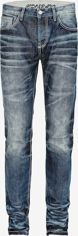 CIPO & BAXX Regular Jeans 'Justice' in Blauw: voorkant