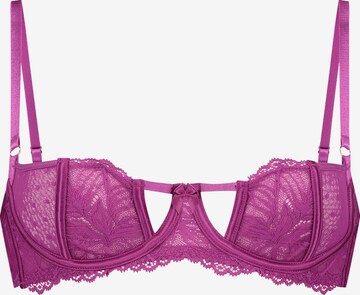 Hunkemöller Balconette Bra 'Lulu' in Purple: front