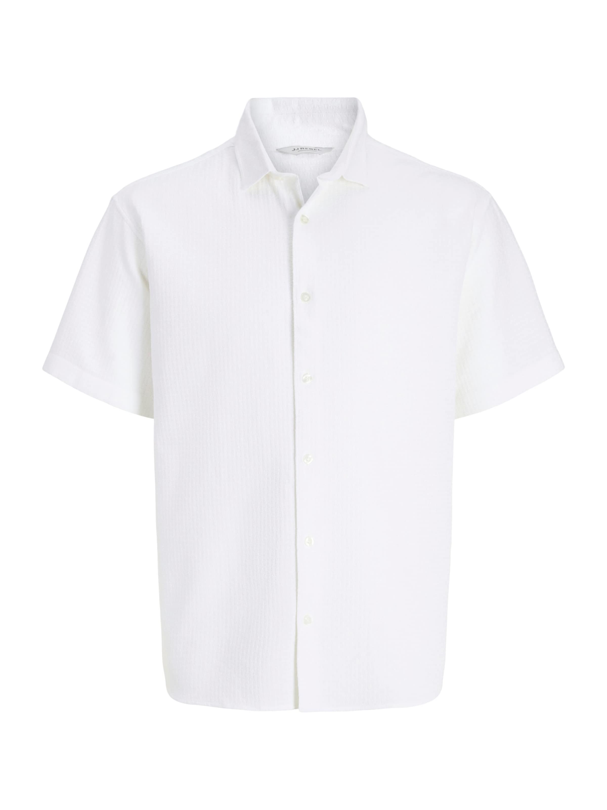 JJ Rebel Regular fit Πουκάμισο σε λευκό: μπροστά