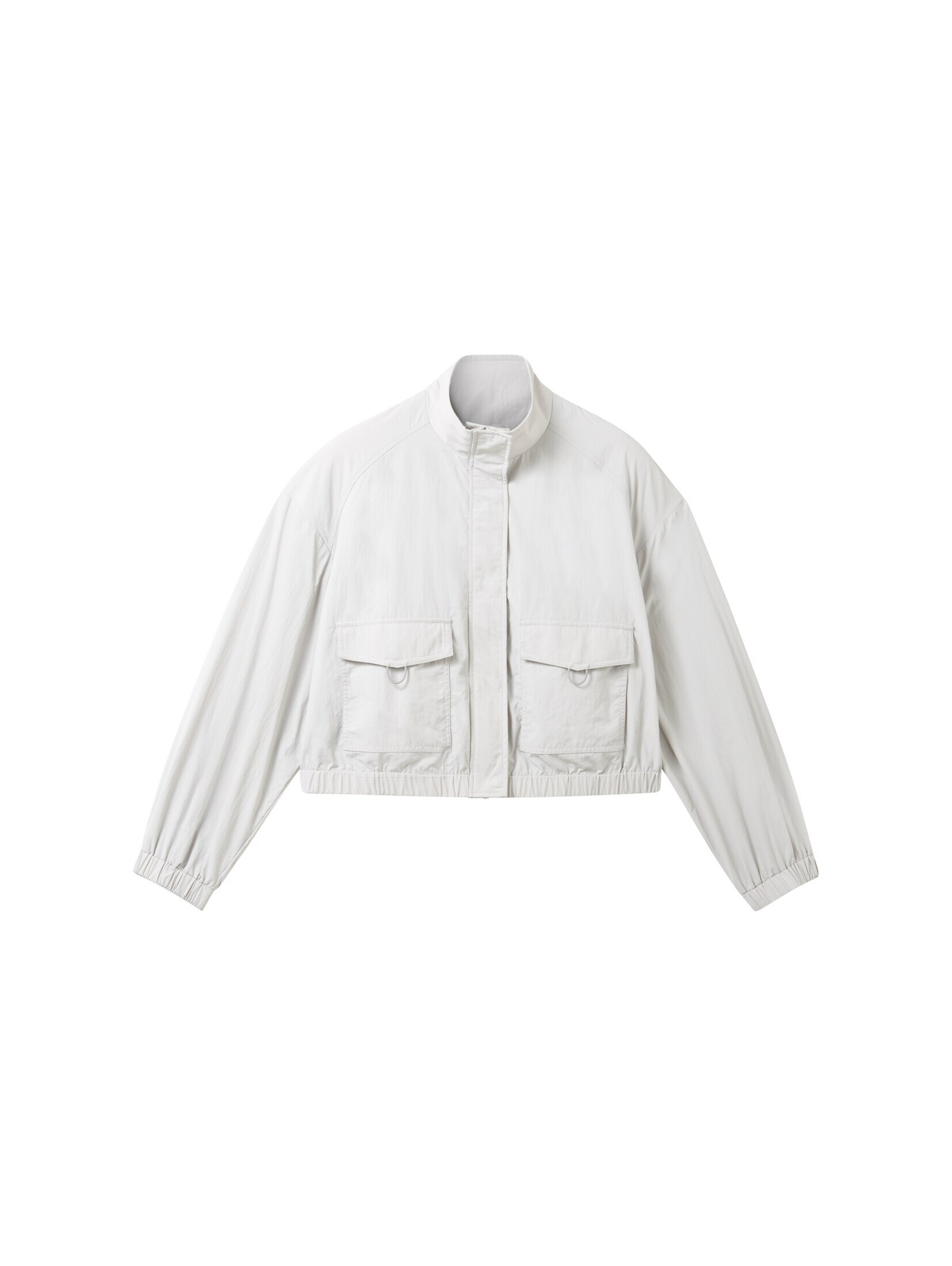 TOM TAILOR DENIM Jacke in Grau: Vorderseite