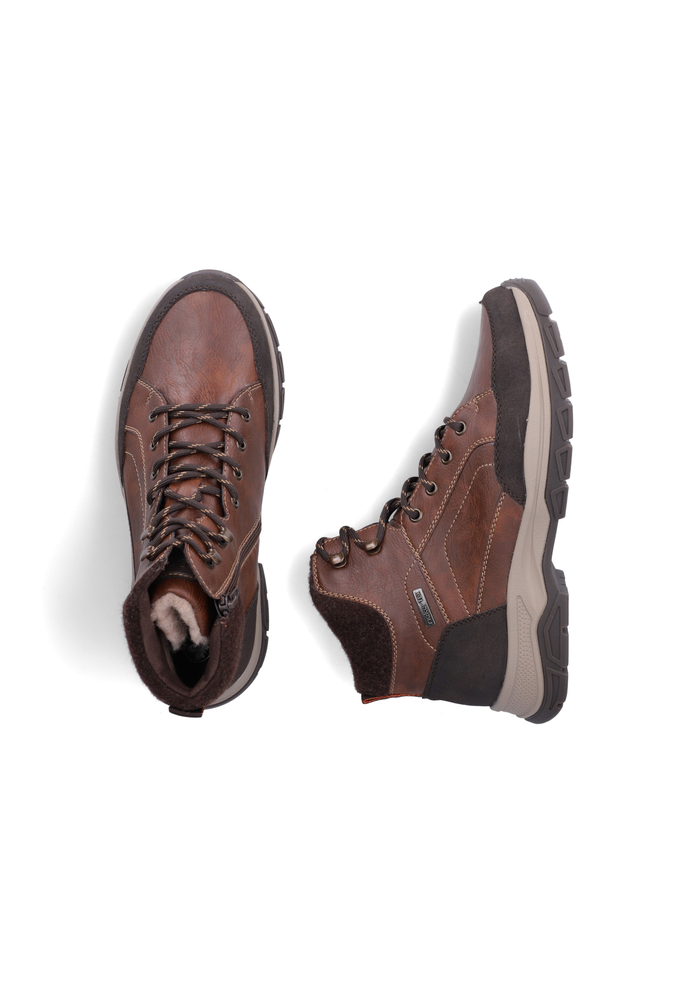 Chaussure à lacets Rieker en marron