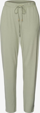 Hanro Pyjamabroek ' Sleep & Lounge ' in Groen: voorkant