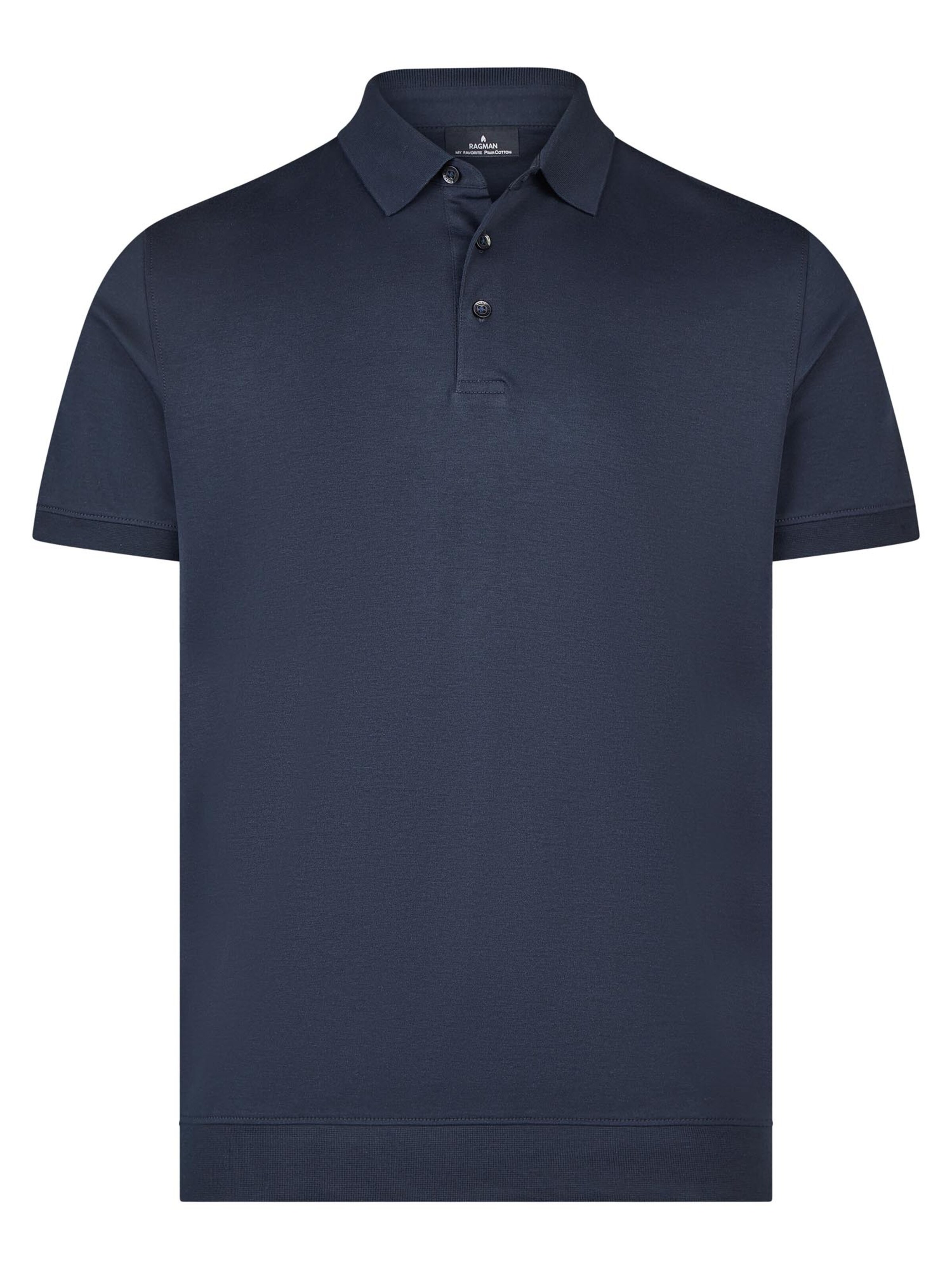 Ragman Shirt 'Basic' in Blue: front
