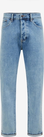 WE Fashion Tapered Jeans in Blue: front