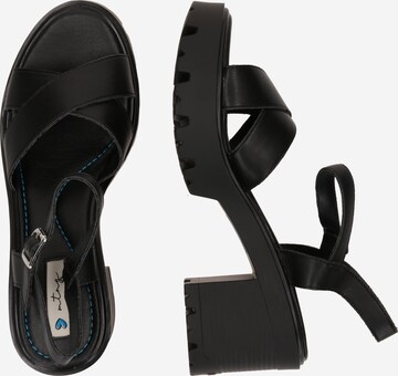 MTNG Remienkové sandále 'EMELINE' - Čierna