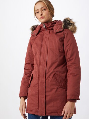 ONLY Zimný kabát 'Sarah' - Červená: predná strana