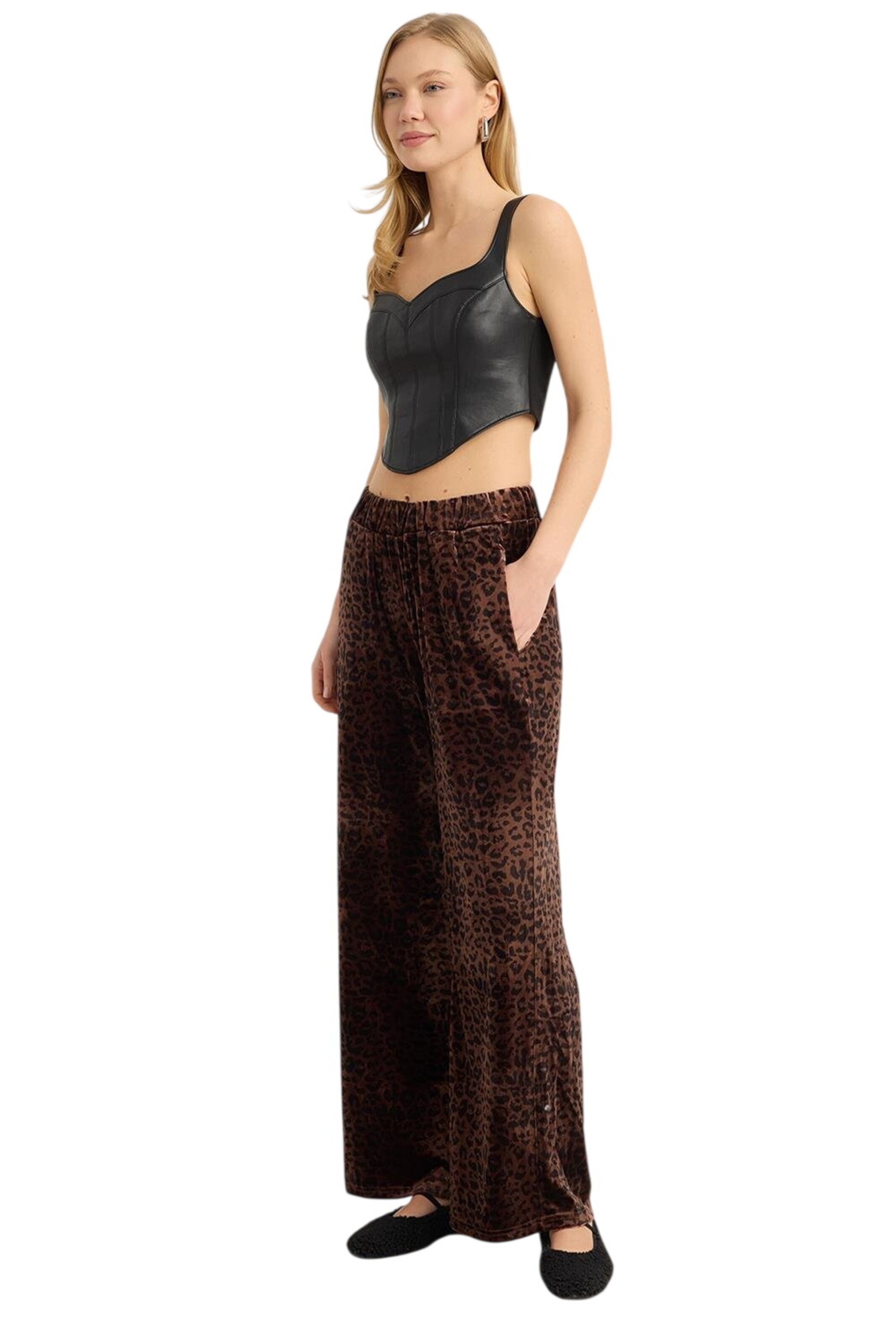 HOME STORE Regular Broek in Zwart