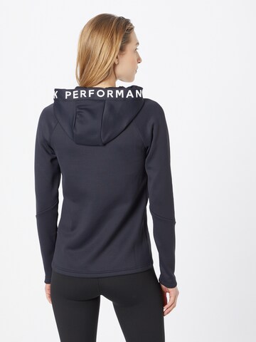 PEAK PERFORMANCE Athletic Zip-Up Hoodie in Black