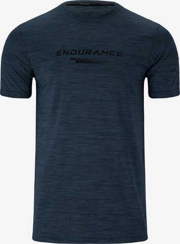 T-Shirt fonctionnel 'Portofino' ENDURANCE en bleu : devant