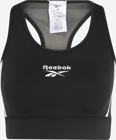 Reebok Sport Soutien de desporto em cinzento / preto / branco, Vista do produto