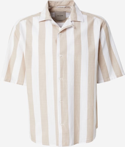 Only & Sons Košulja 'ONSTES' u tamno bež / bijela, Pregled proizvoda