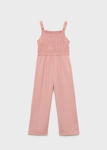MANGO KIDS Dungarees 'Coulant' in Pink: front