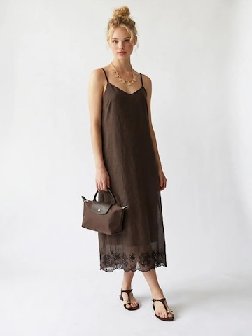 MixRay - Vestido de verão em castanho