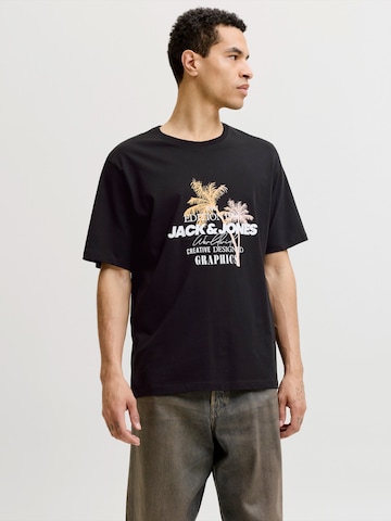 JACK & JONES Μπλουζάκι 'JJGRADIENT' σε μαύρο: μπροστά