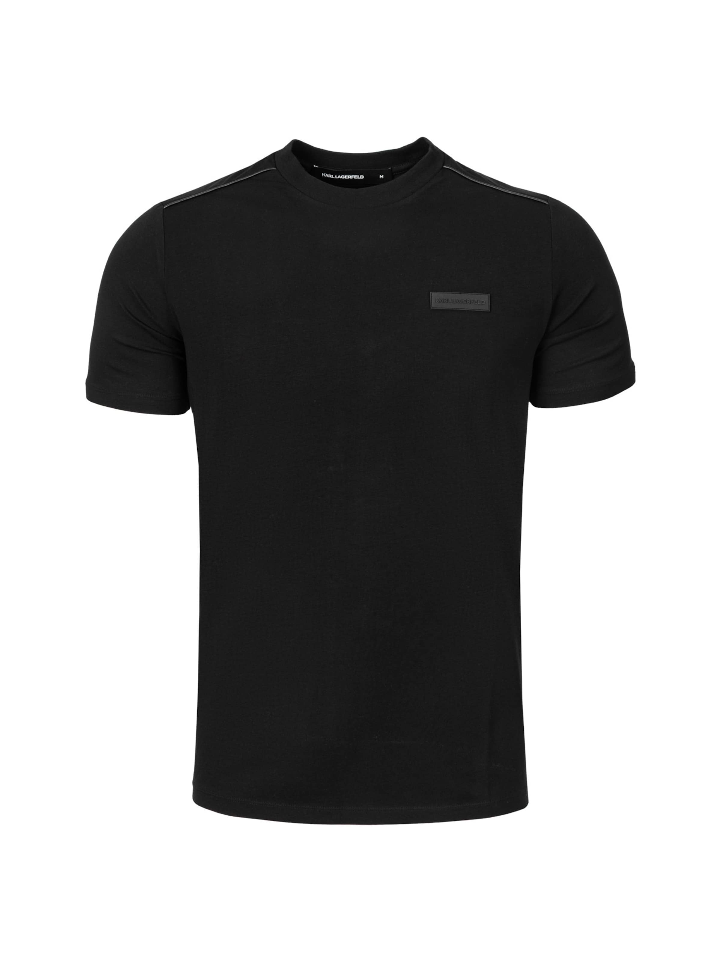 Karl Lagerfeld - Camisa funcionais em preto: frente