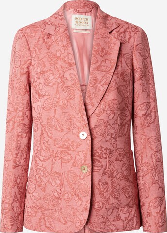 SCOTCH & SODA - Blazer 'Shell' en rojo: frente