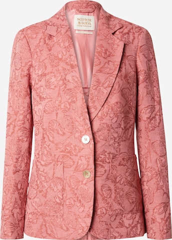 Blazer 'Shell' SCOTCH & SODA en rouge : devant