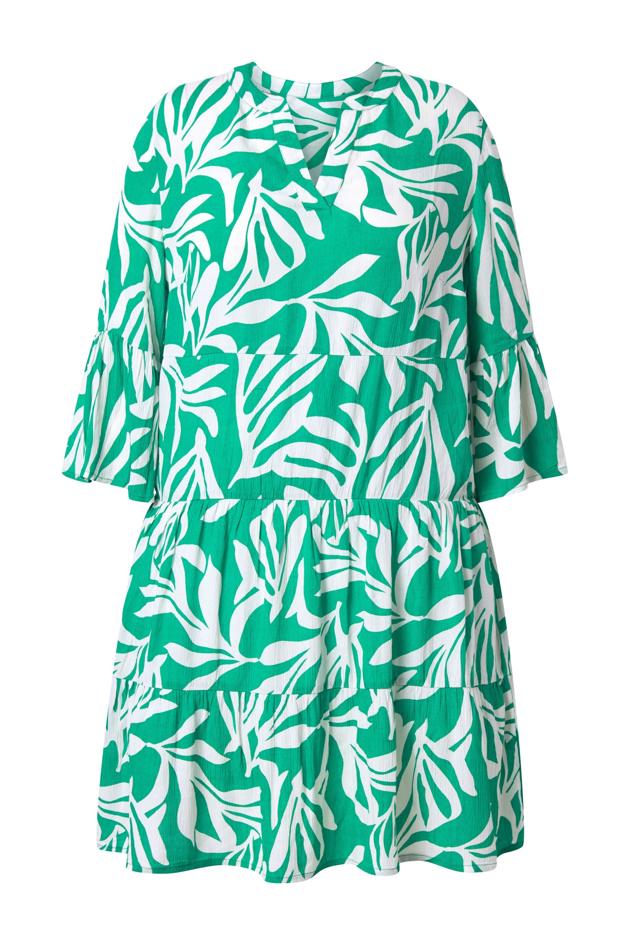 Ulla Popken Dress in Green: front