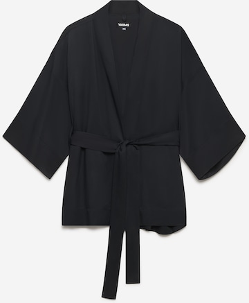 Yahmo Kimono 'Gerda' in Black: front